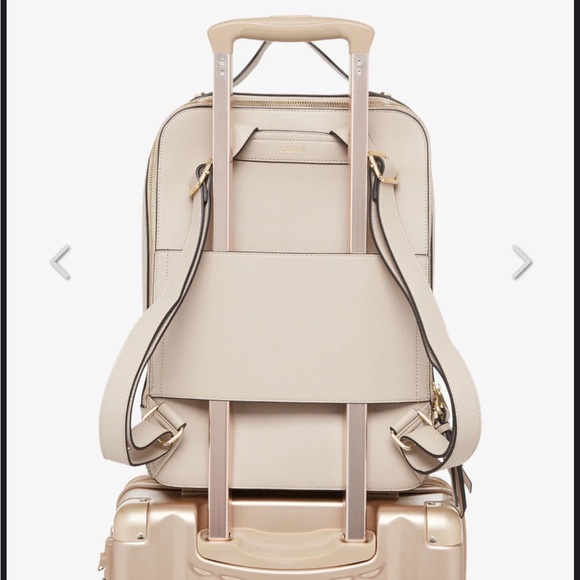 Calpak Kaya 15 inch Laptop Backpack in Stone - Picture 3 of 7